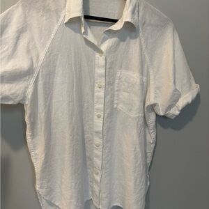 Wilfred Free
Boyfriend Linen White Shortsleeve Shirt